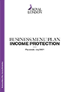 Plan details for the Business Menu Plan Income Protection