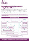 Parental responsibility flowchart England and Wales sales aid