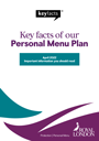 Key facts of our Personal  Menu Plan